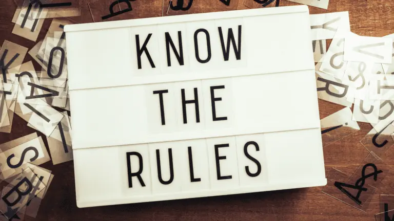 Know the rules